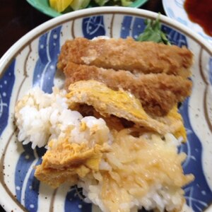 めんつゆで簡単に☆カツ丼